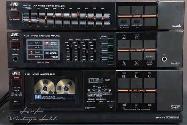 JVC set - SEA-E30, A-E30, DE-20