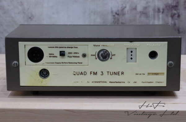 QUAD FM3 FM Radio Tuner