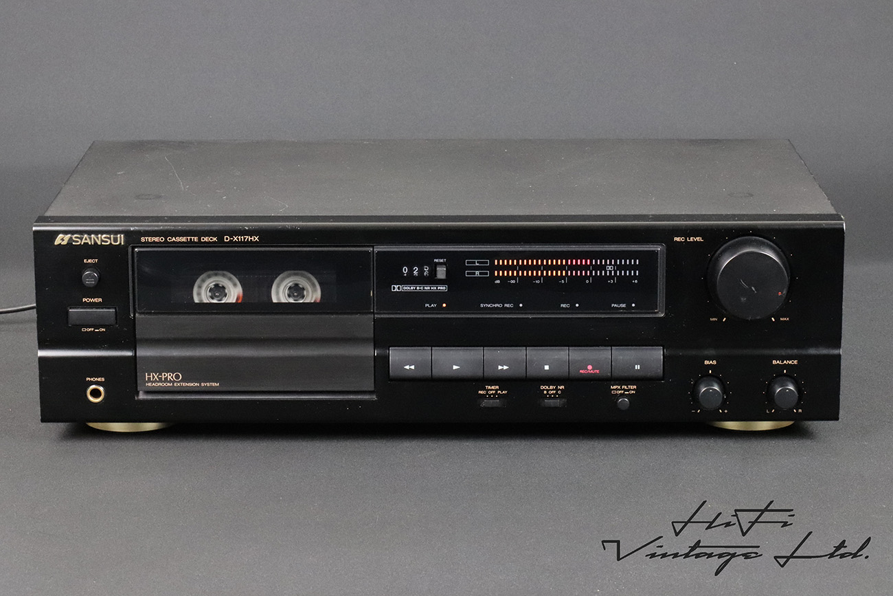 Sansui D-X117HX 2-head Cassette Deck - HiFi Vintage