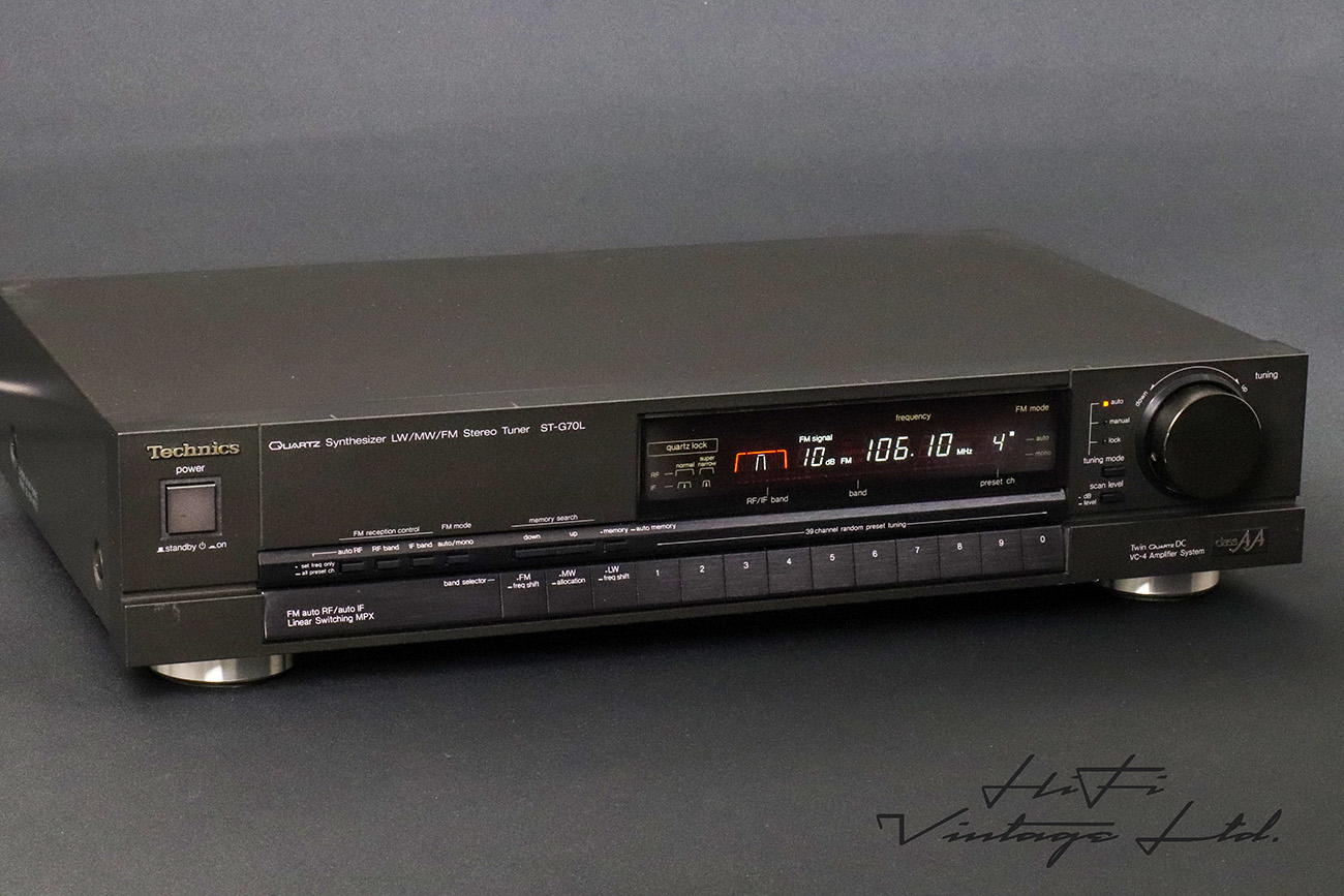 Technics ST-G70L AM/FM Stereo Tuner - HiFi Vintage