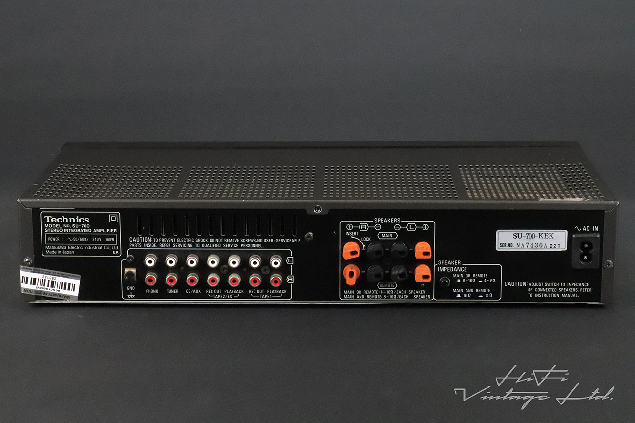 Technics SU-700 Amplifier - HiFi Vintage