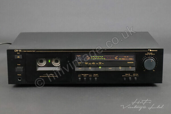 Nakamichi CR-1A 2-head Cassette Deck