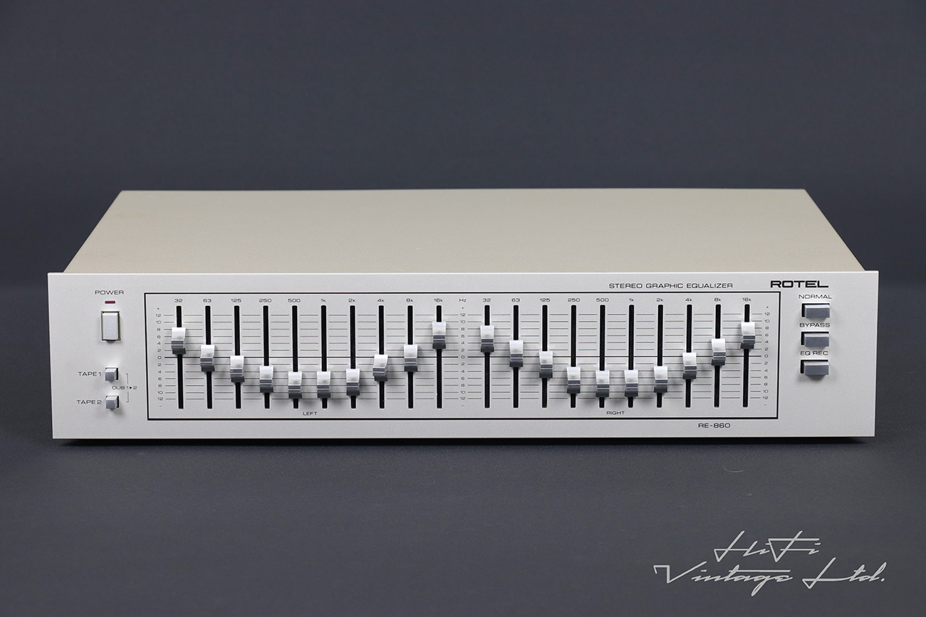 Rotel Re-860 Graphic Equalizer - Hifi Vintage