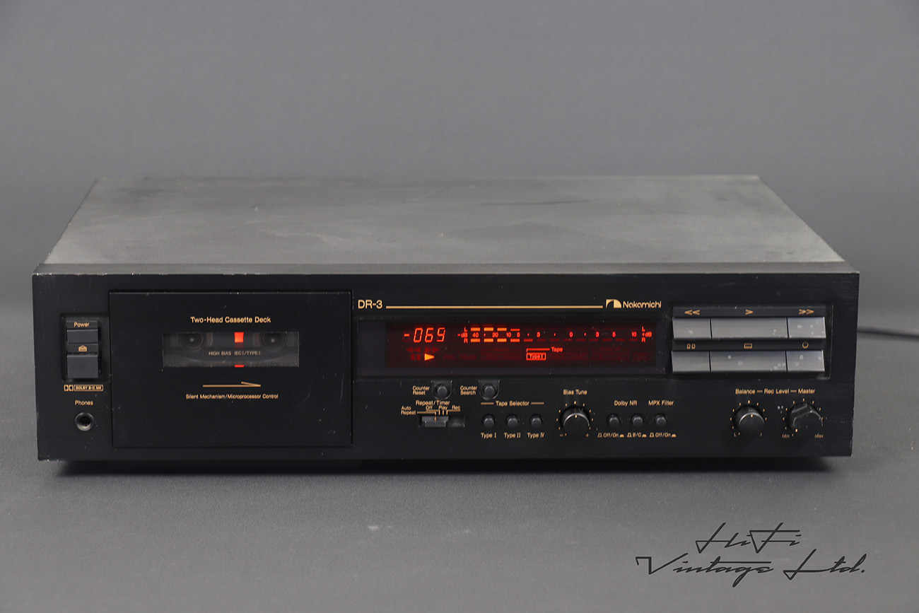 Nakamichi DR-3 2-head Cassette Deck - HiFi Vintage