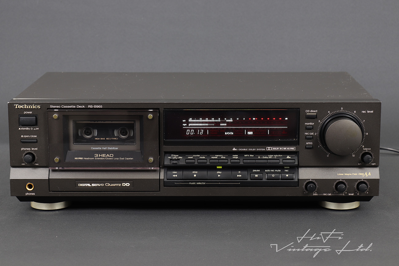 Technics RS-B965 3-head Cassette Deck - HiFi Vintage