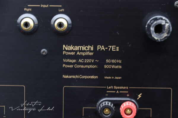 Nakamichi PA-7E II Stasi Power Amplifier