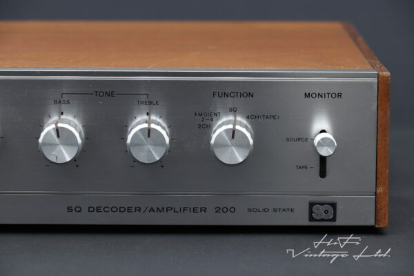 Sony SQA-200 Solid State Stereo Quadraphonic Sound Decoder Amplifier