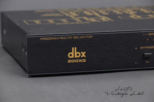 dbx 200XG Program Route Selector