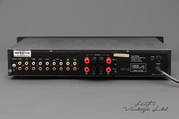 Carver CM-1040 Sonic Holography Integrated Amplifier. 