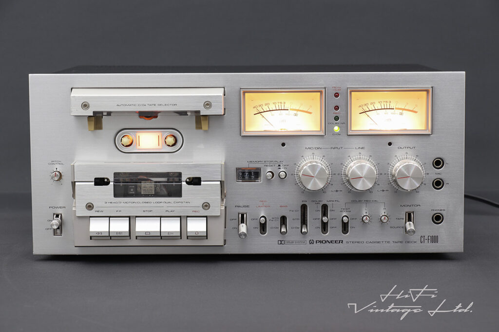 Pioneer CTF1000 3head Cassette Deck HiFi Vintage