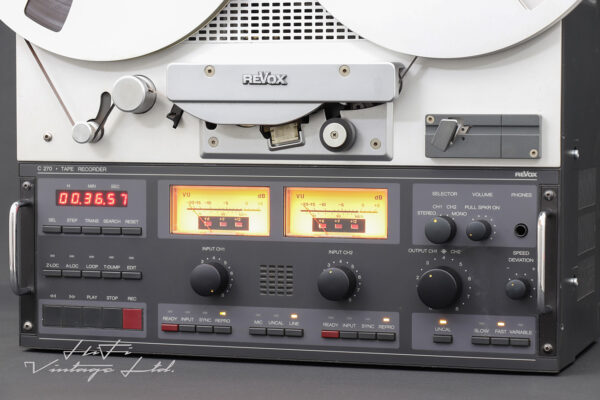 Revox C-270 Reel to Reel Professional Tape Recorder.