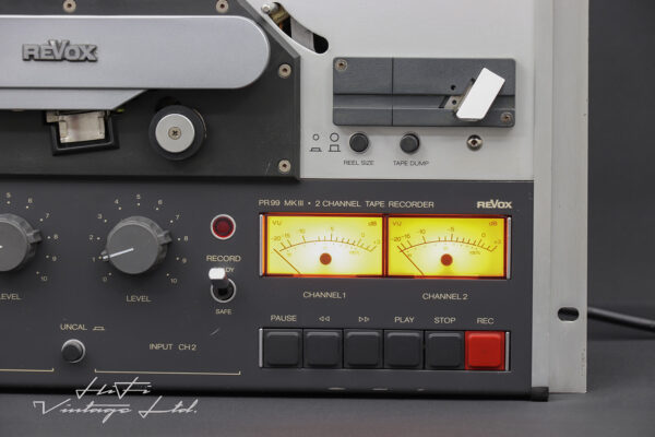 Revox PR99 MKIII Professional Stereo Reel to Reel Tape Recorder.