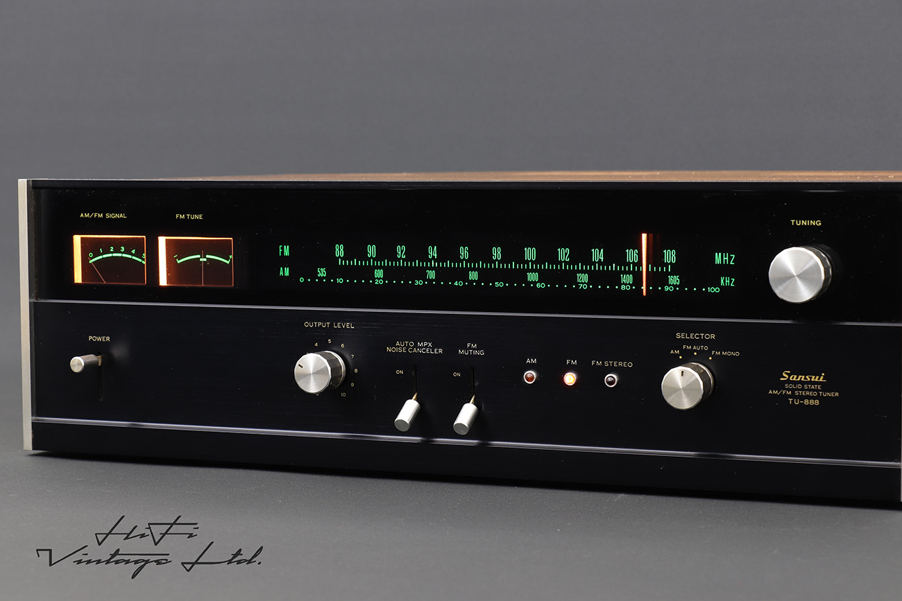★良品★ SANSUI サンスイ ヴィンテージチューナー TU-888 Sansui TU-888 Tuner - HiFi Vintage