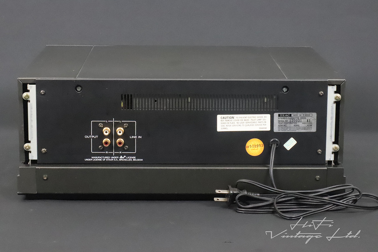 Teac Z-6000 Master Cassette Deck - HiFi Vintage