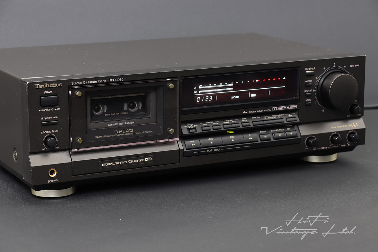 Technics RS-B965 3-head Cassette Deck - HiFi Vintage