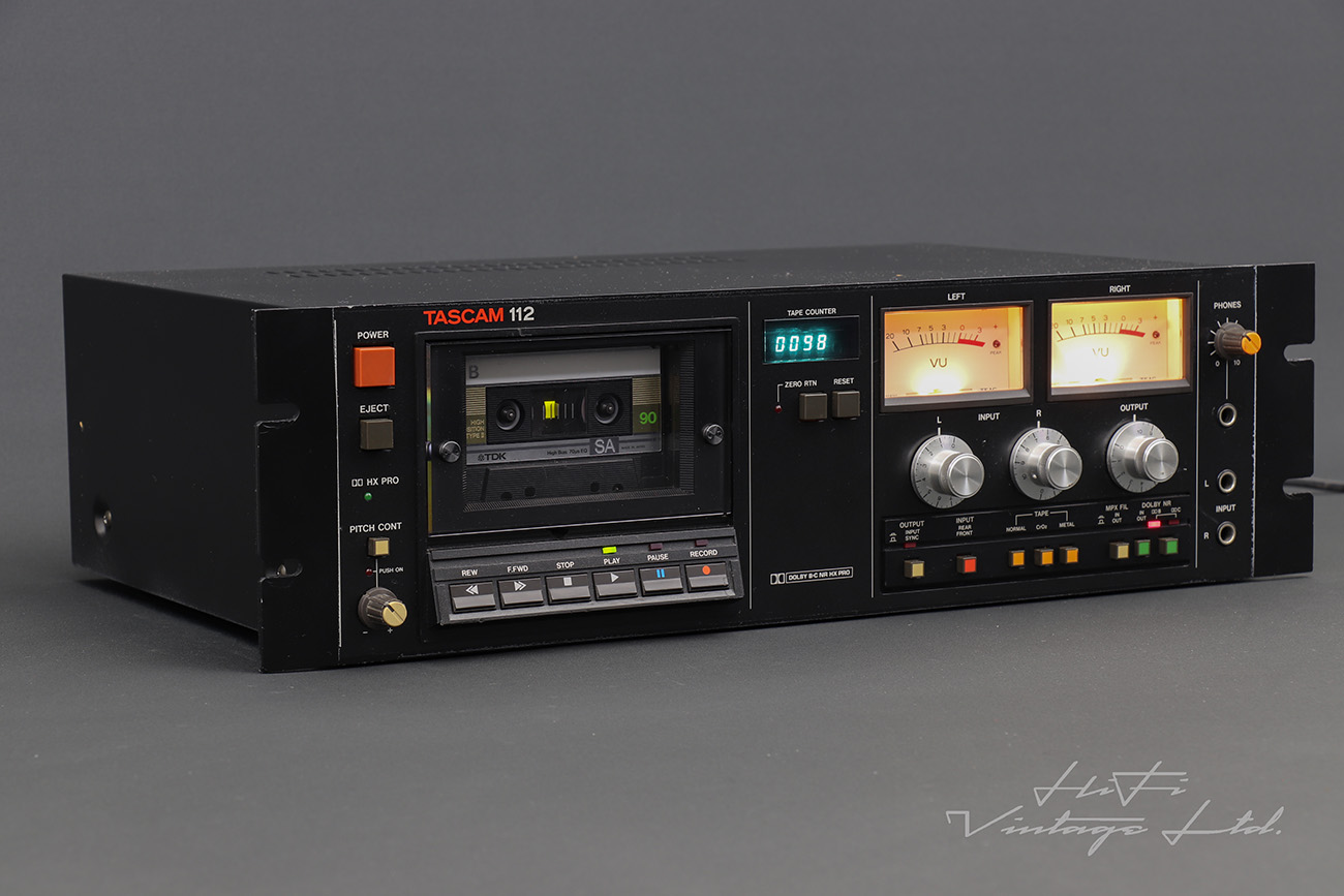 Tascam 112 Cassette Deck - HiFi Vintage