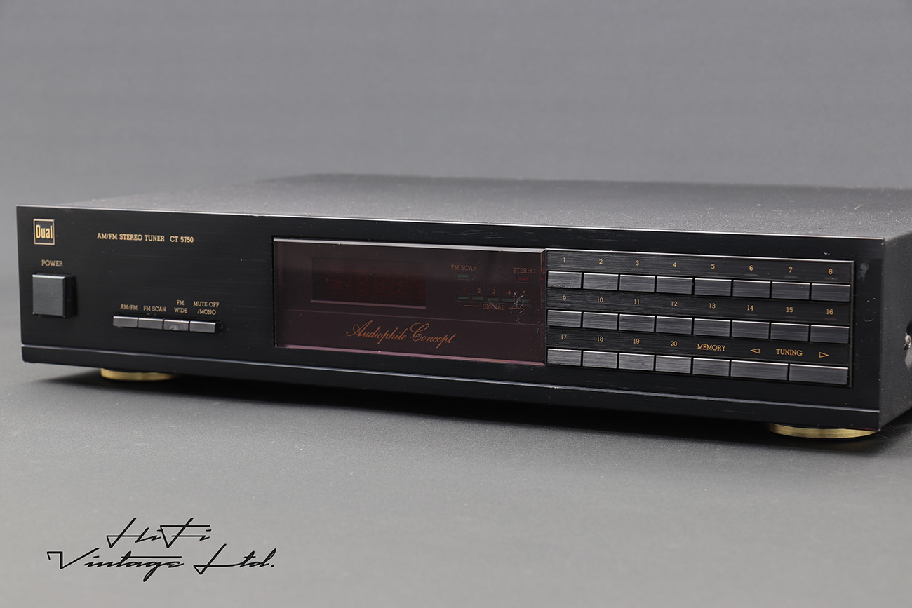 Dual CT 5750 AM/FM Stereo Tuner - HiFi Vintage