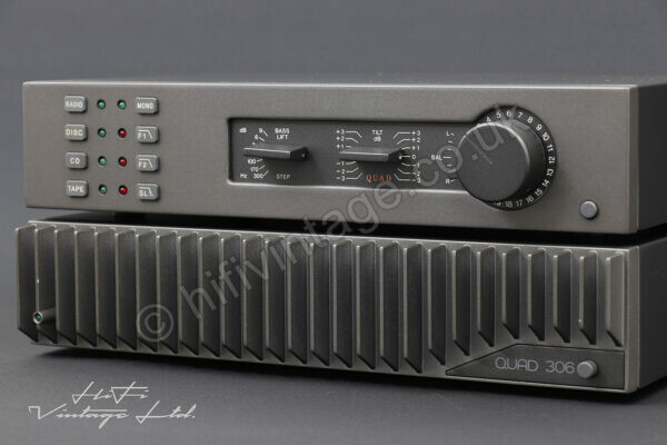 Quad 34 Pre-Amplifier and Quad 306 Power Amplifier
