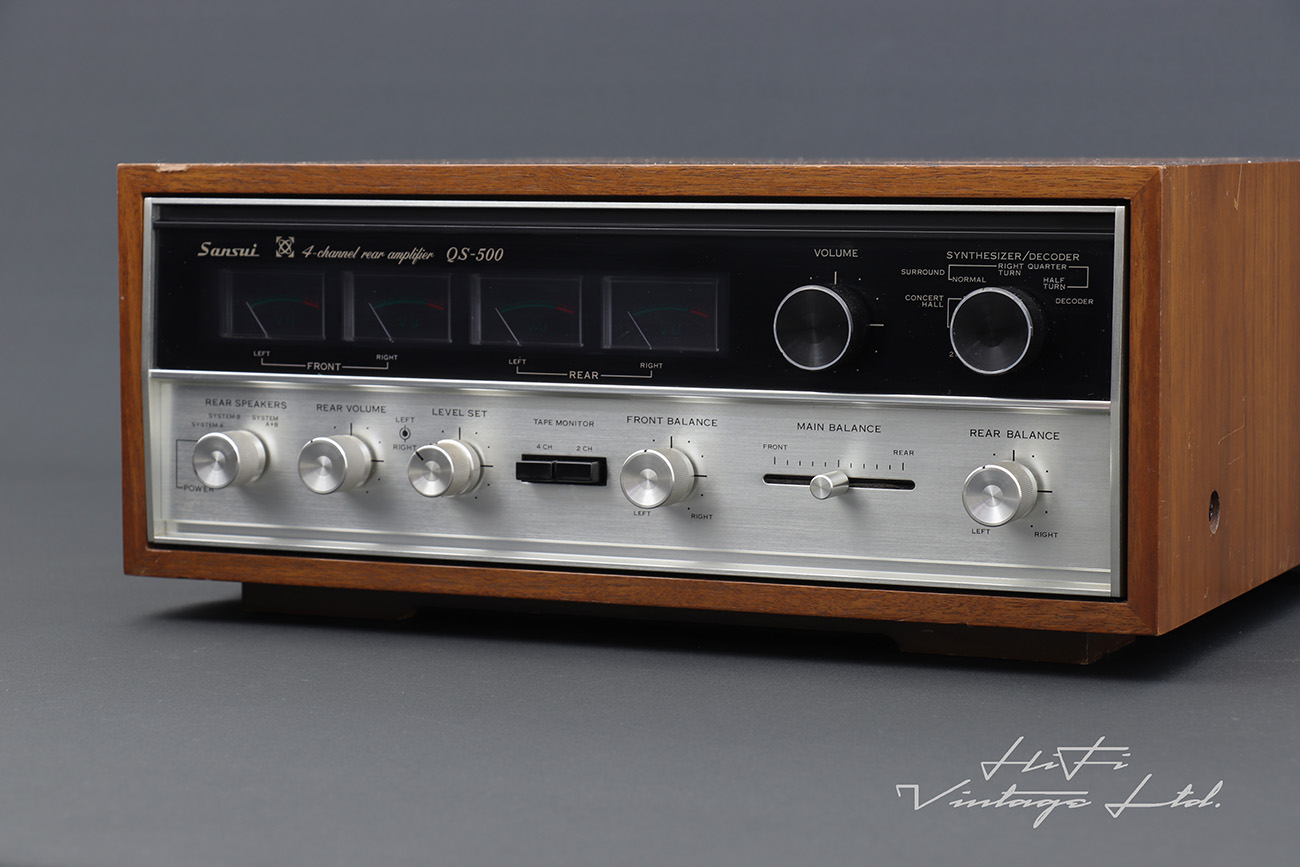 Sansui QS-500 4-Channel Rear Amplifier - HiFi Vintage