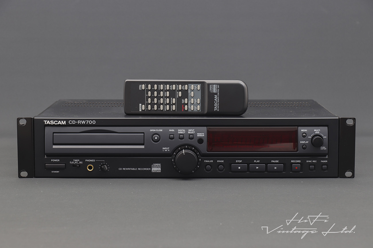 Tascam CD-RW700 CD Recorder - HiFi Vintage