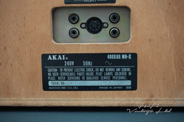 Akai 4000DS MKII Stereo Reel to Reel Tape Recorder