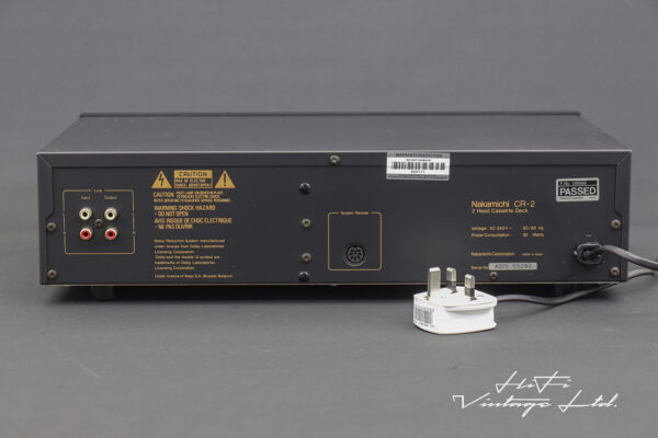 Nakamichi CR-2 2-Head Stereo Cassette Deck