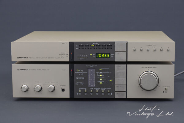 Pioneer A-6 Amplifier with Pioneer F-7 Tuner