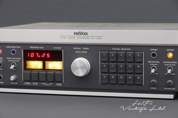 Revox B760 Digital Synthesizer Stereo FM Tuner