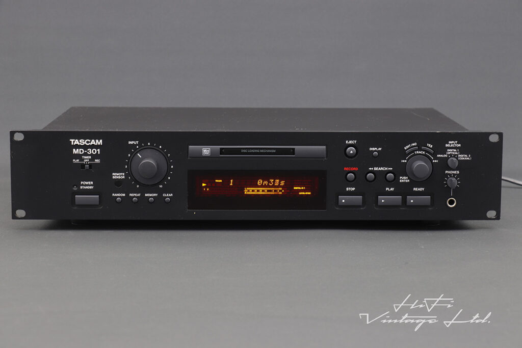 Tascam MD301 MiniDisc Recorder HiFi Vintage