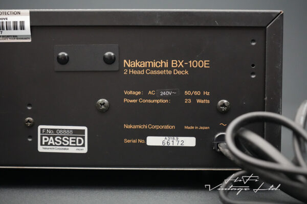 Nakamichi BX-100E Cassette Deck