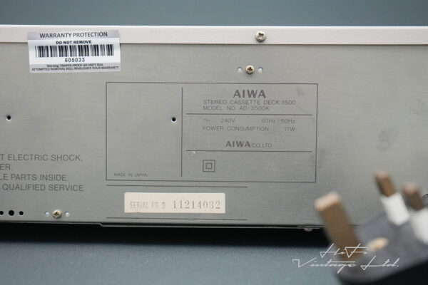 Aiwa AD-3500K 3-Head Stereo Cassette Deck