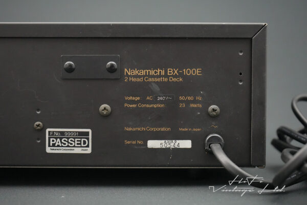 Nakamichi BX-100E 2-Head Cassette Dec