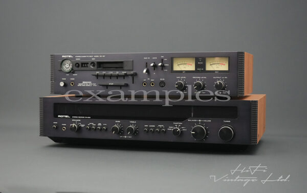 Rotel RX-602 AM/FM Receiver & Rotel RD-12F Tape Deck