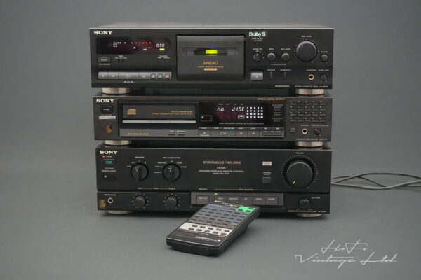 Sony Combo System: Sony TC-K611S, CDP-770 & TA-F410R