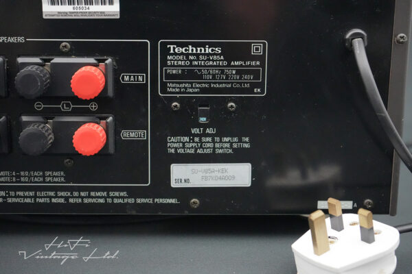 Technics SU-V85A Stereo Integrated Amplifier.