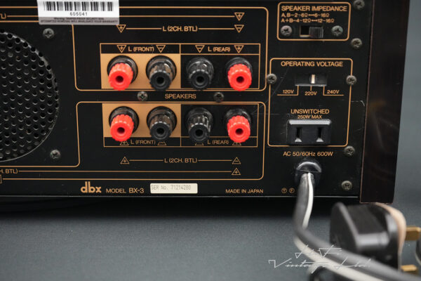 dbx CX-3 Controler Amplifier & dbx BX-3 Stereo Power Amplifier