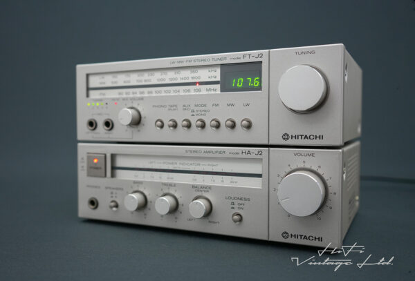 Hitachi HA-J2 Amplifier + Hitachi FT-J2 Tuner mini set.