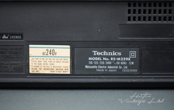 Technics RS-M229X Cassette Deck