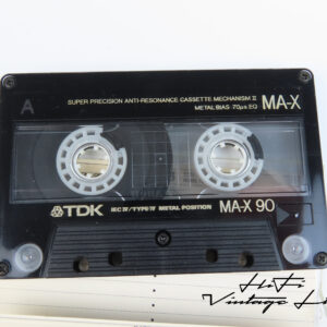 TDK MA-X 90 cassette. Metal.