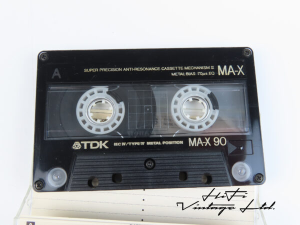 TDK MA-X 90 cassette. Metal.