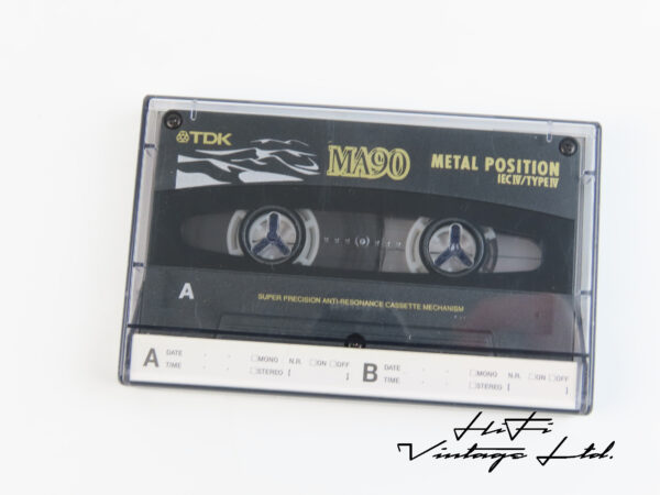 TDK MA 90 cassette. Metal Position.