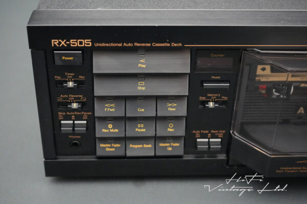 Nakamichi RX-505 Auto-Reverse 3-head Cassette Deck.