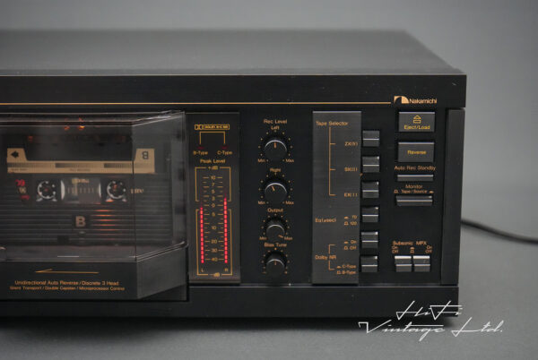 Nakamichi RX-505 Auto-Reverse 3-head Cassette Deck.