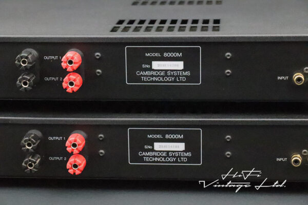 Audiolab 8000M power amplifiers two mono blocks.