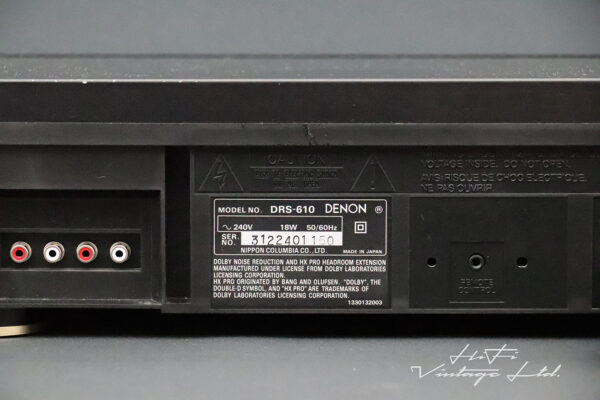 Denon DSR-610 cassette deck