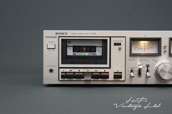 Sony TC-K4A 2-head Stereo Cassette Deck.