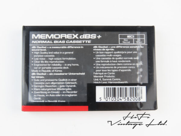 Memorex dBS+ 90 cassette