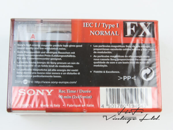 Sony FX 90 3-pack cassettes