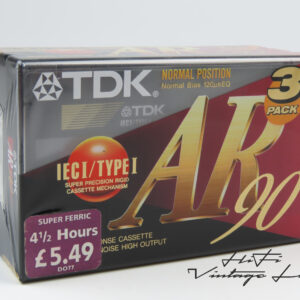 TDK AR 90 3-pack cassettes