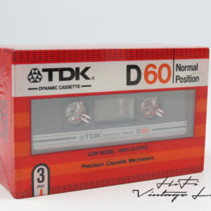 TDK D60 3-pack cassettes